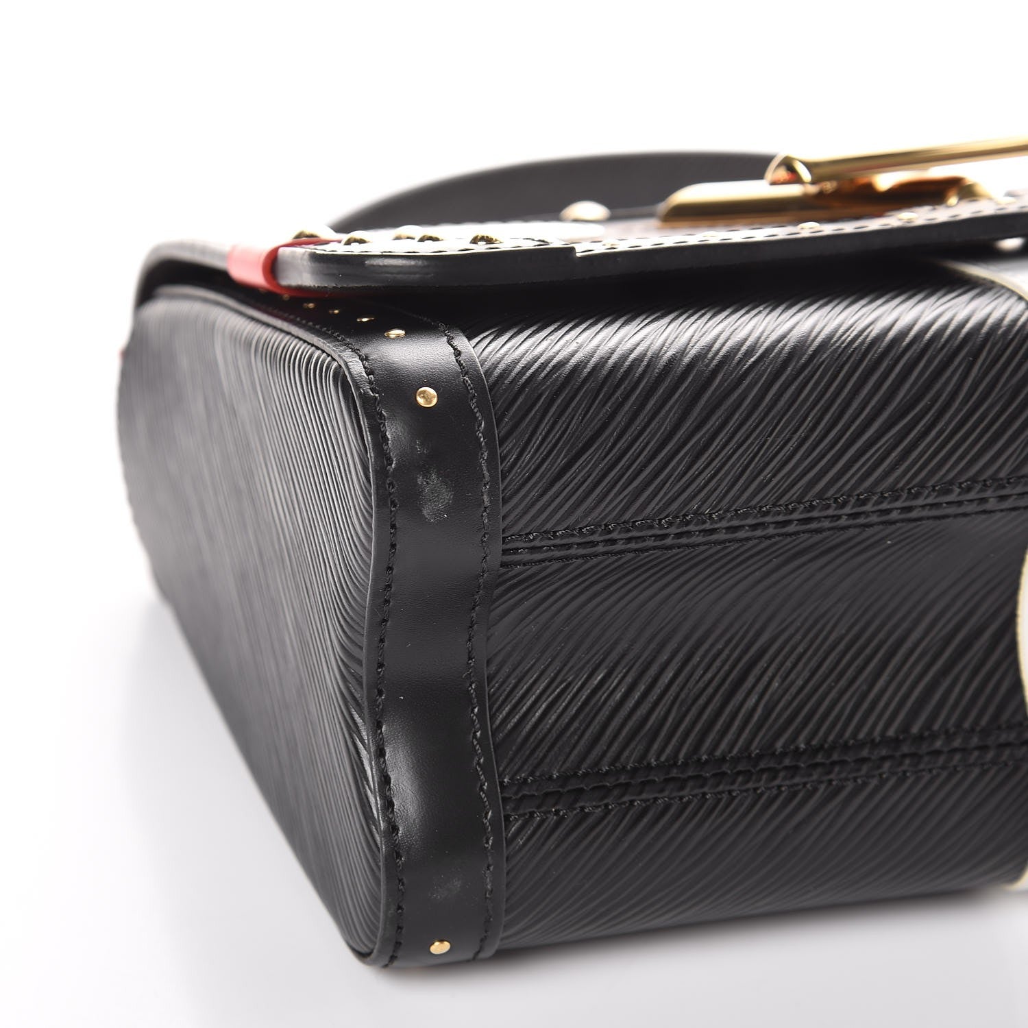 Louis Vuitton Epi Monogram Complice Trunks and Bags Twist Shoulder Bag MM Black 6 of 7