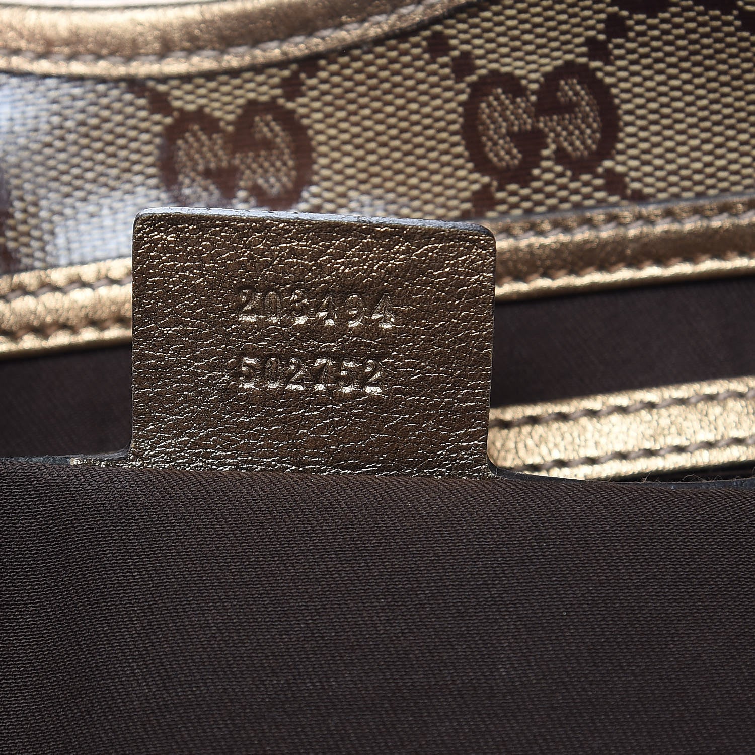Gucci Crystal Monogram Medium Joy Shoulder Bag Bronze 7 of 15