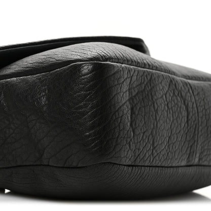 Saint Laurent Grained Lambskin Large Calypso Black 9 of 11