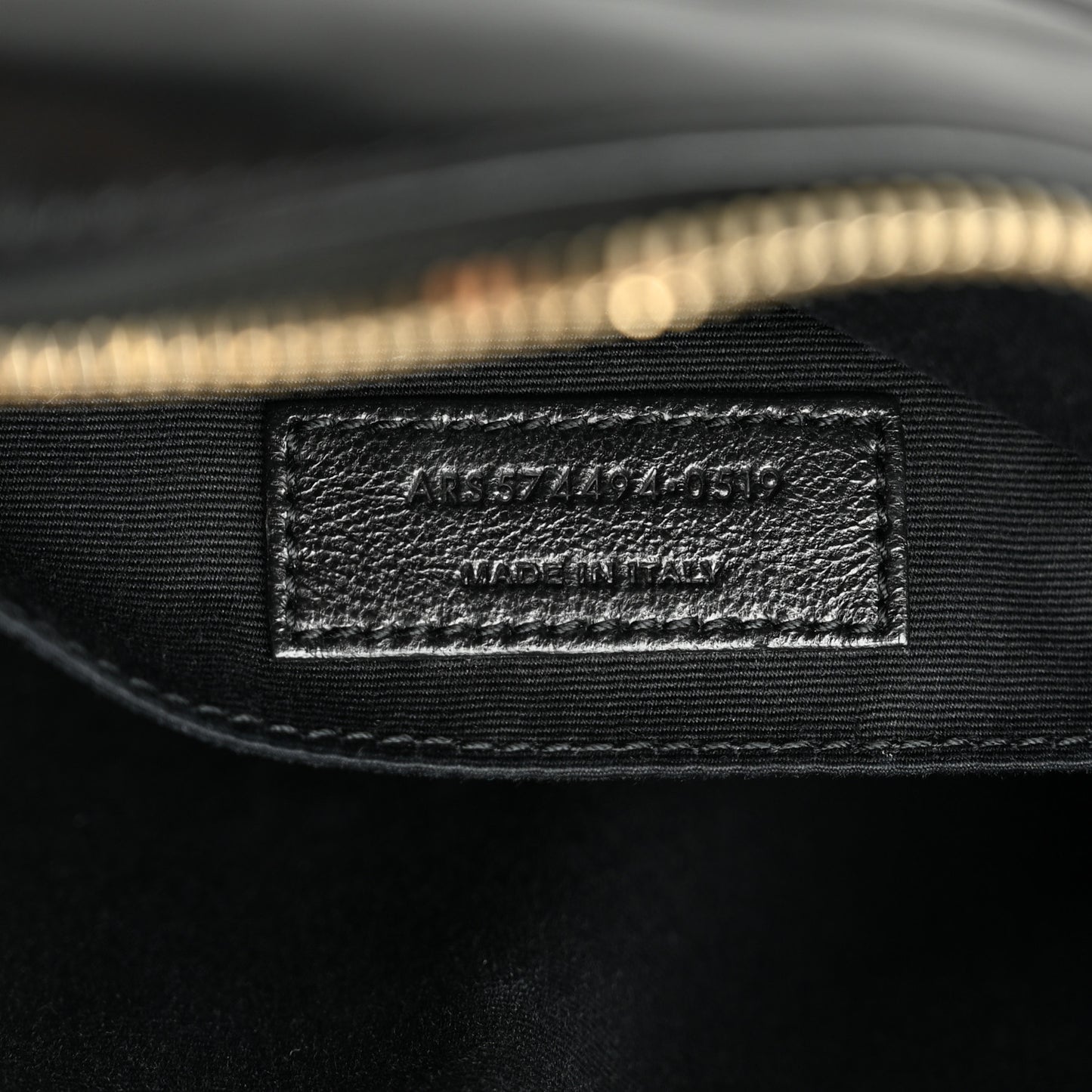Calfskin Matelasse Monogram Lou Camera Bag Black