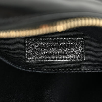 Saint Laurent Calfskin Matelasse Monogram Lou Camera Bag Black 7 of 14