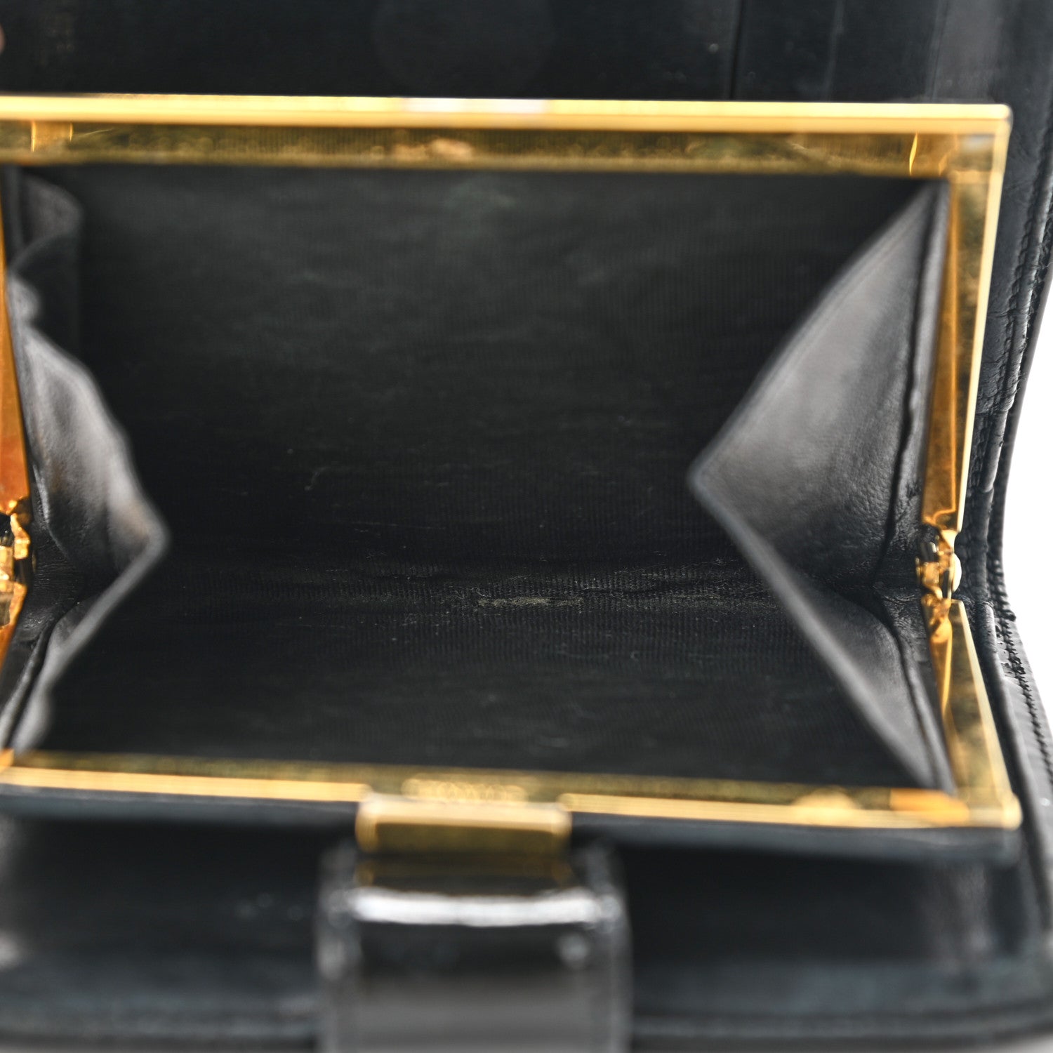 Chanel Patent Timeless CC Compact French Wallet Black 6 of 13