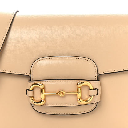 Gucci Azalea Calfskin Horsebit 1955 Shoulder Bag Bubble Tea 8 of 10