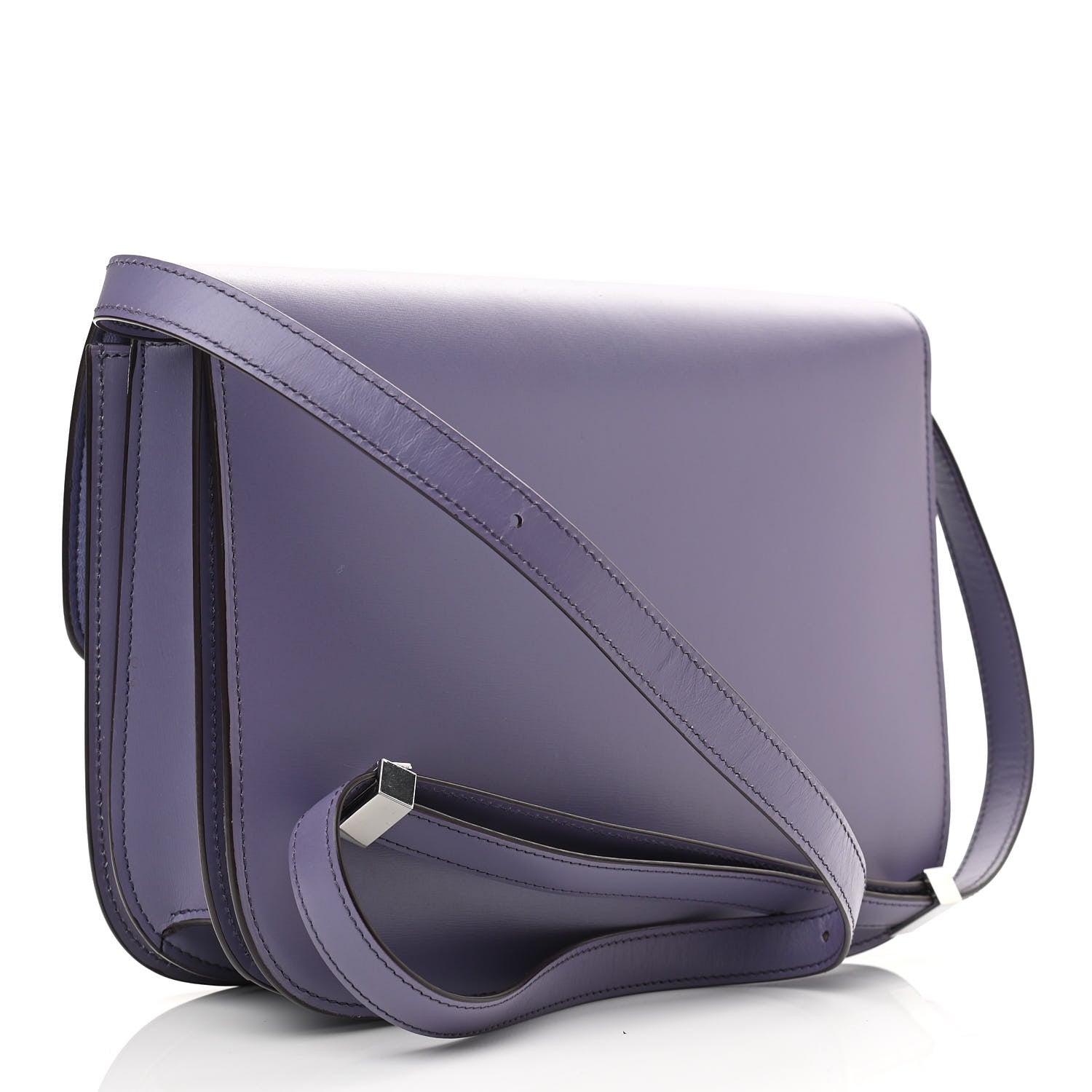 Celine Box Calfskin Medium Classic Box Flap Bag Amethyst 2 of 12