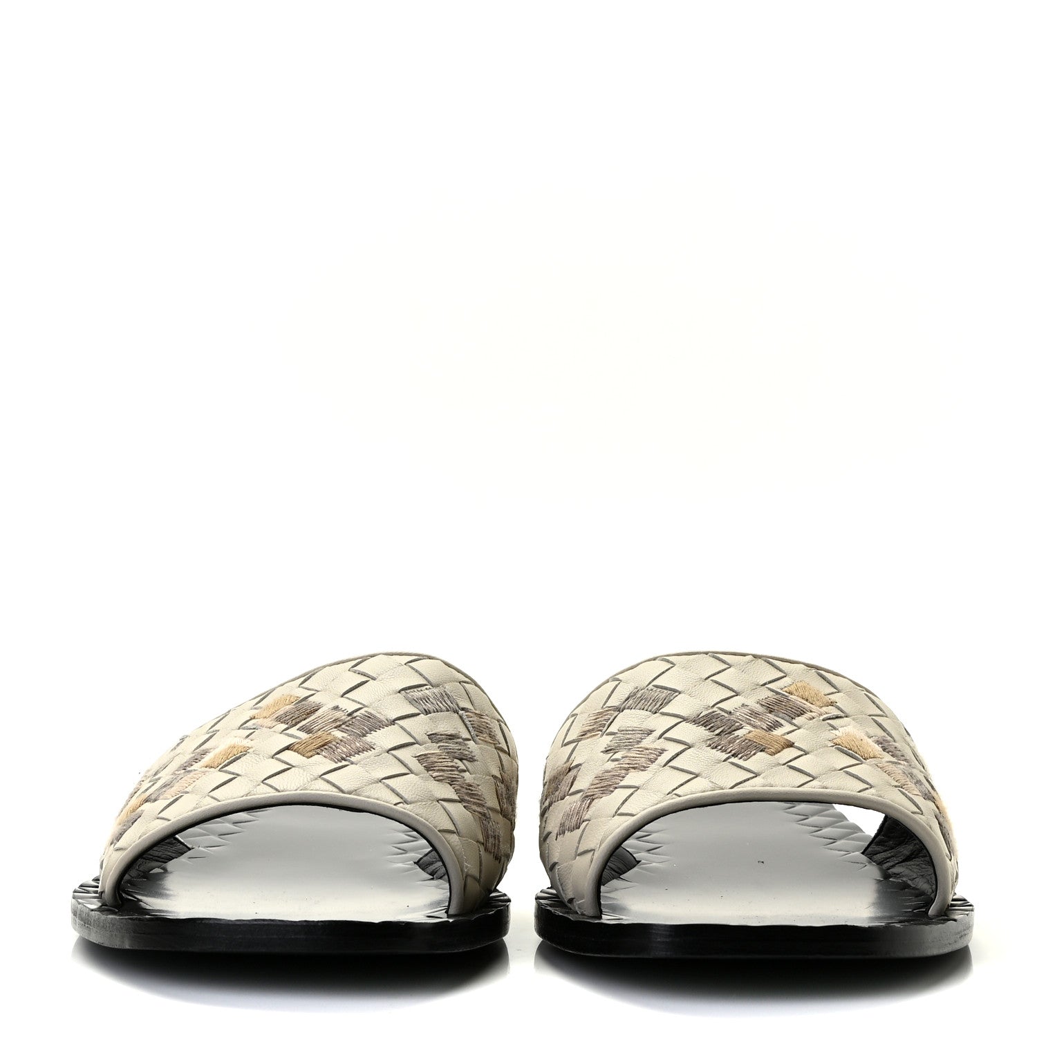 Bottega Veneta Nappa Intrecciato Armerina Flat Sandals 39 Mist 3 of 10