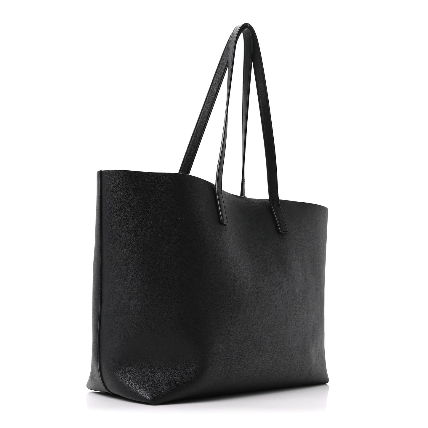 Calfskin Large Shopping Tote Black