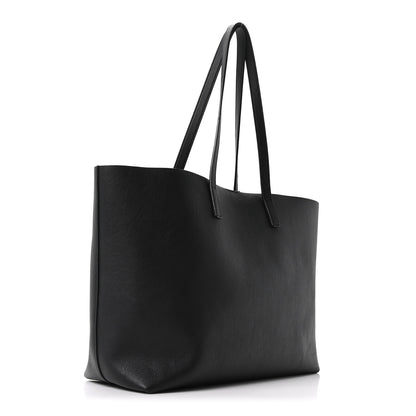 Saint Laurent Calfskin Large Shopping Tote Black 3 of 10