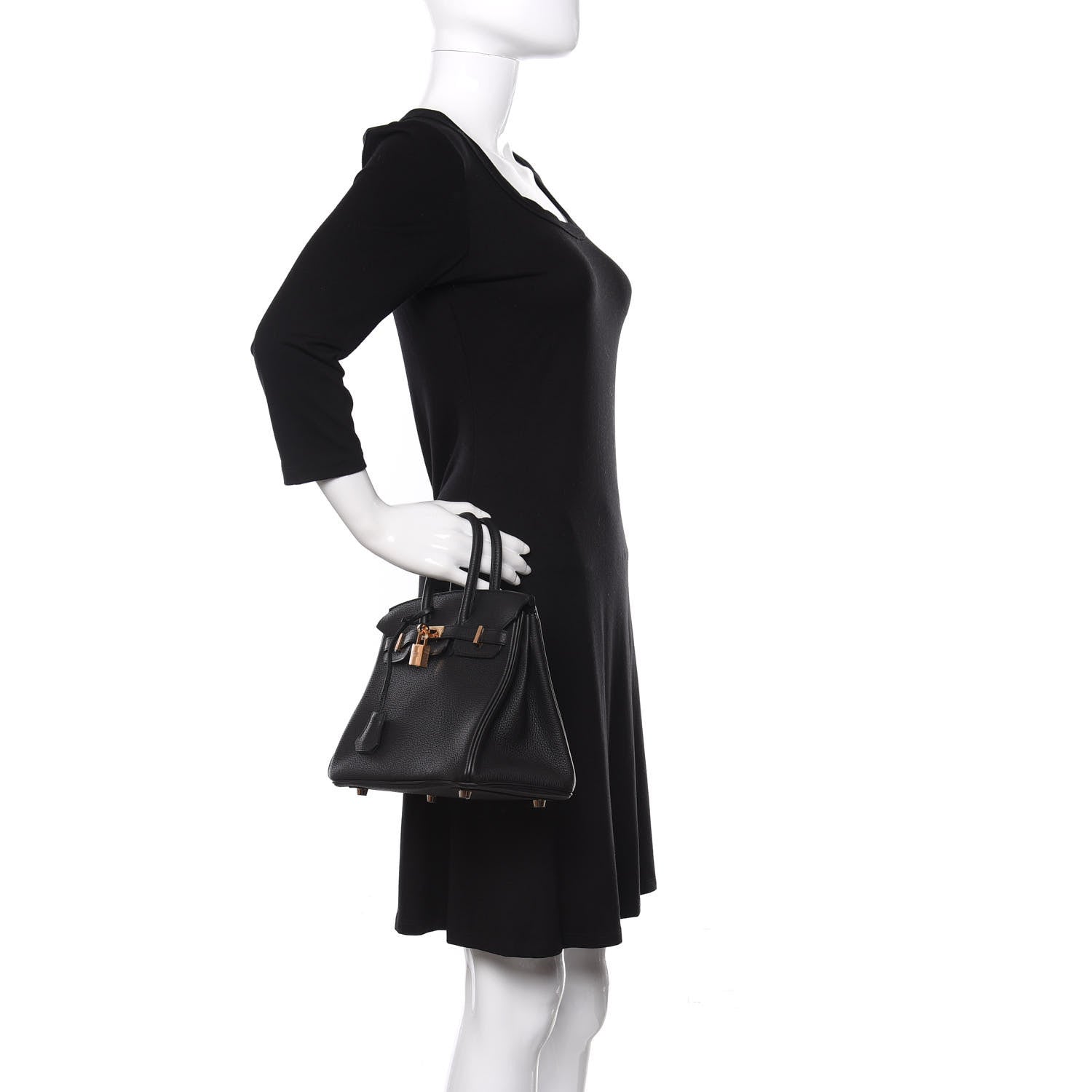 Hermes Togo Birkin 25 Black 2 of 13