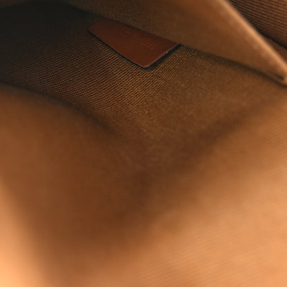 Celine Triomphe Canvas Medium Folco Bag Tan 8 of 17