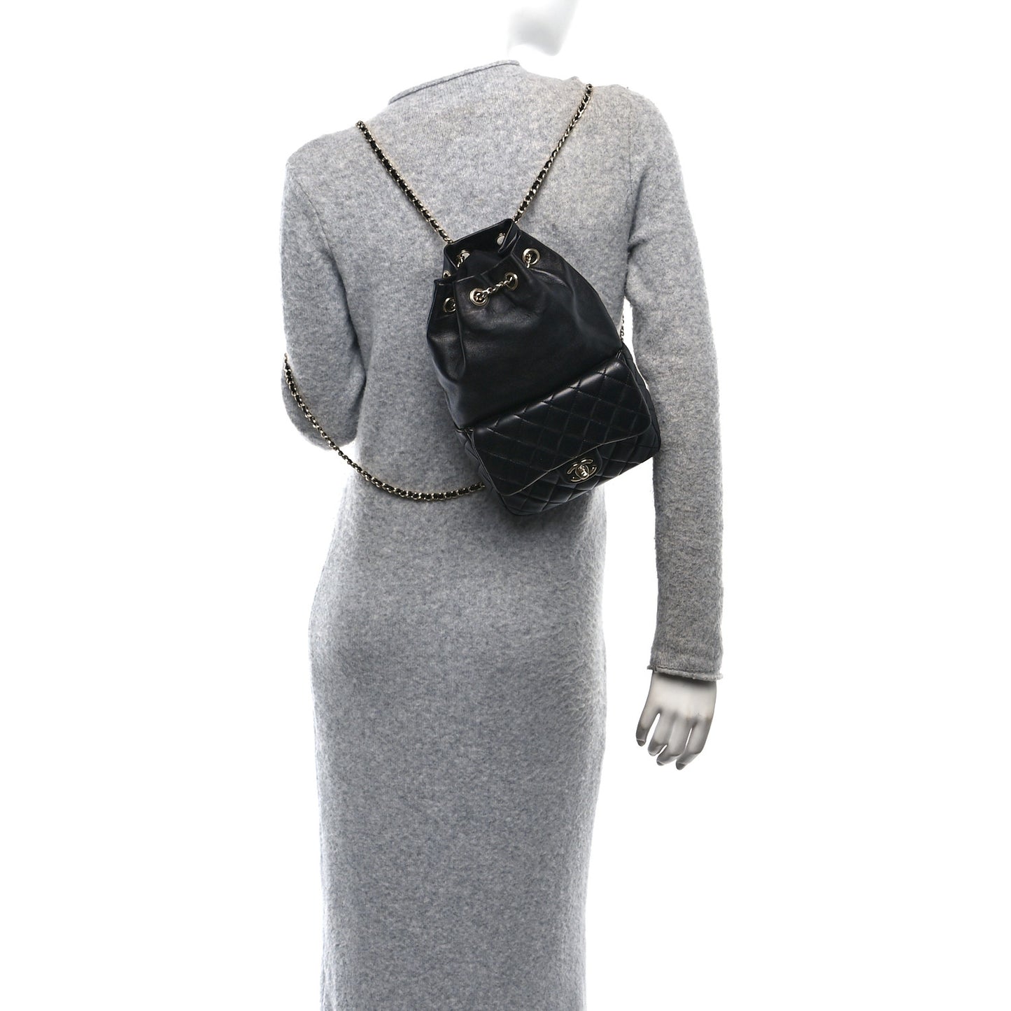 Lambskin Quilted Small In Seoul Backpack Black