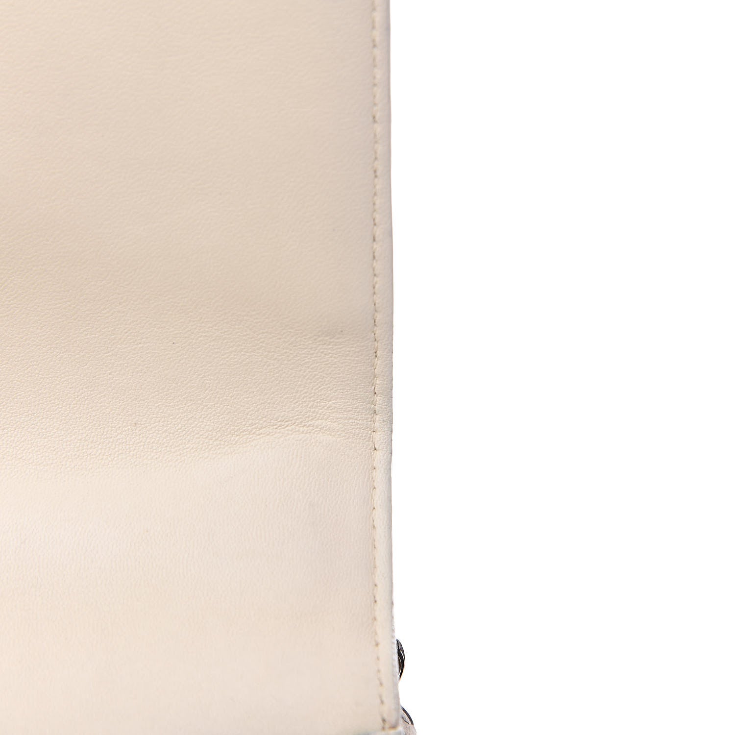 Christian Dior Lambskin Sequin Medium Diorama Flap Bag White 14 of 16