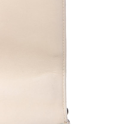 Christian Dior Lambskin Sequin Medium Diorama Flap Bag White 14 of 16