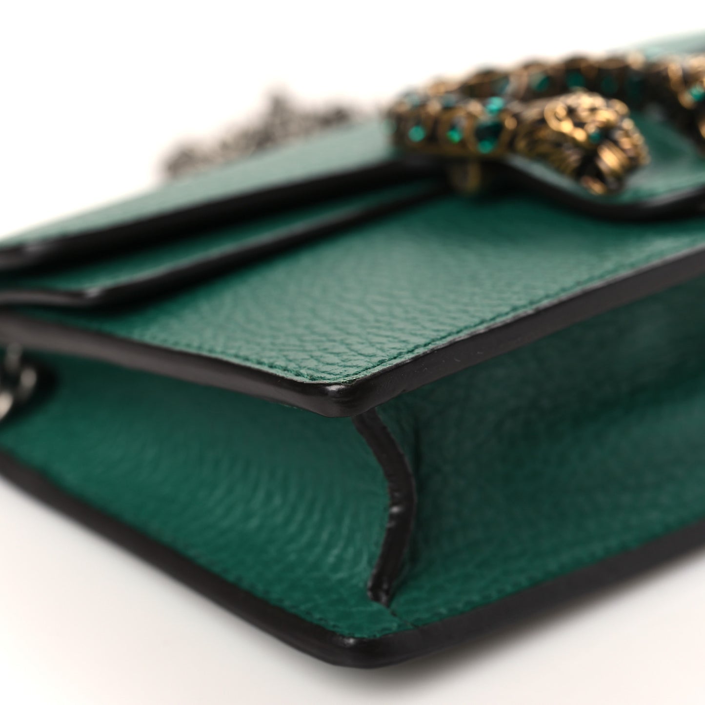 Calfskin Super Mini Dionysus Shoulder Bag Emerald