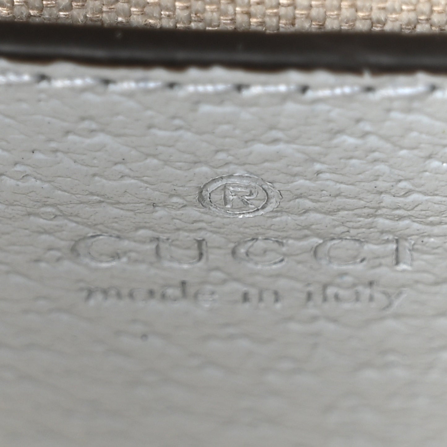 Raffia Textured Dollar Calfskin Web GG Monogram Small Diana Tote Bag Natural Brown New Shamarock Green