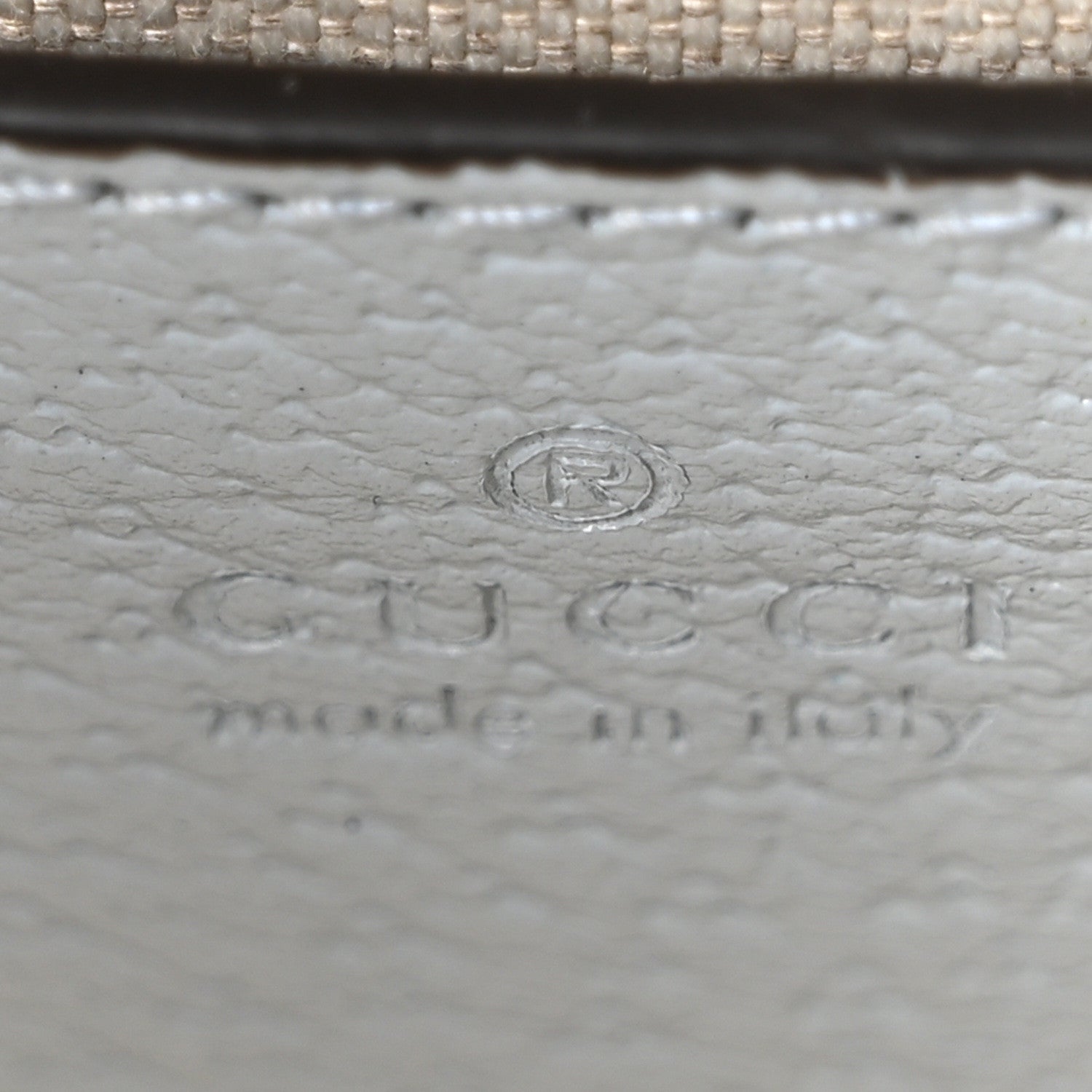 Gucci Raffia Textured Dollar Calfskin Web GG Monogram Small Diana Tote Bag Natural Brown New Shamarock Green 6 of 11