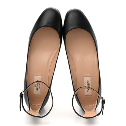 Valentino Garavani Calfskin Tan-Go Mary Jane 60mm Pumps 39.5 Black 2 of 10