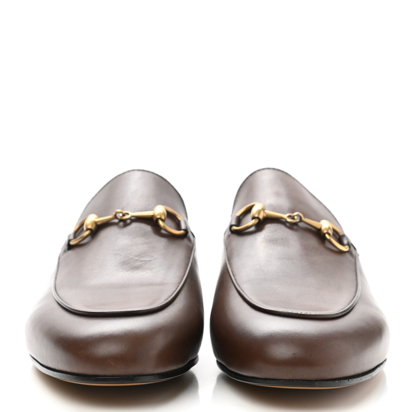 Calfskin Womens Princetown Slippers 37.5 Brown