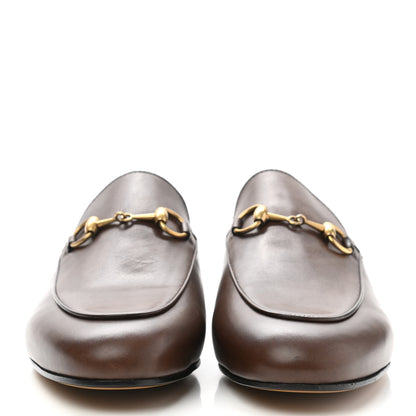Gucci Calfskin Womens Princetown Slippers 37.5 Brown 2 of 10