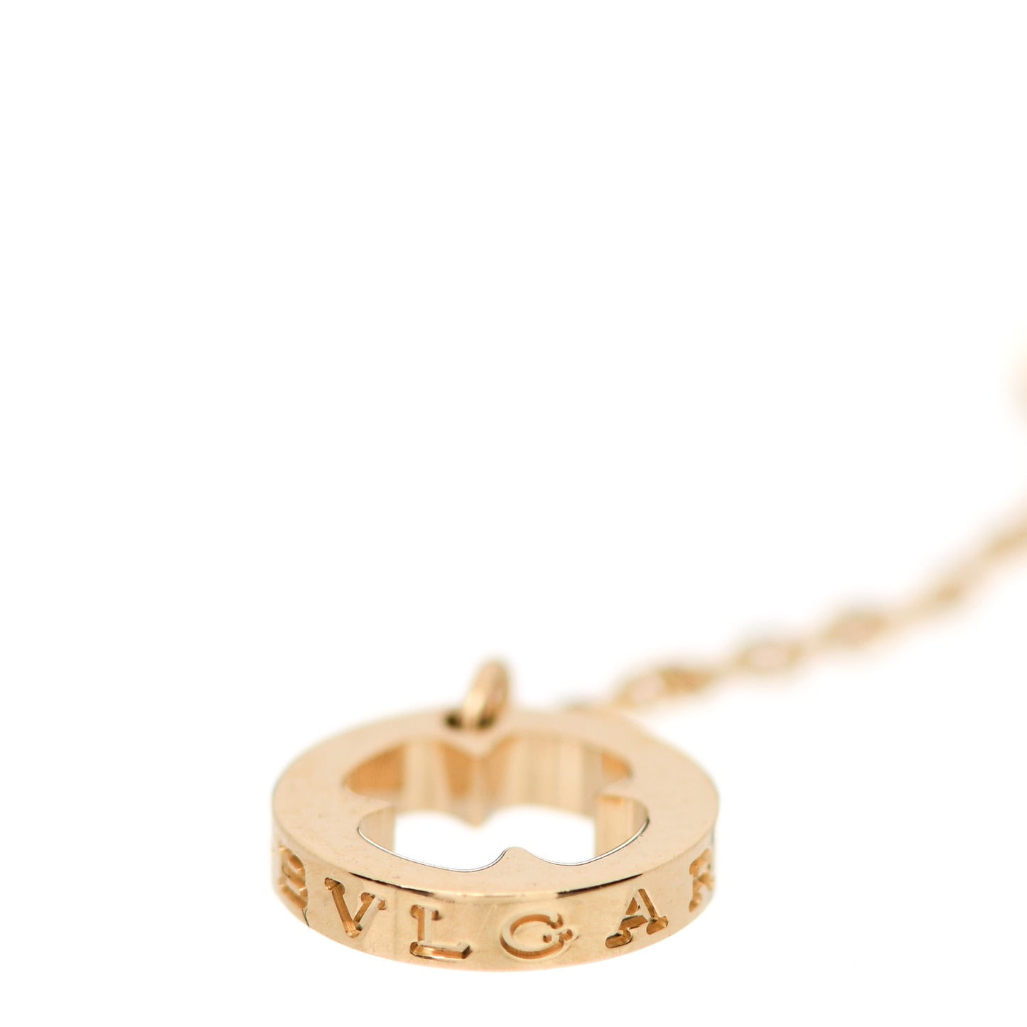 18K Yellow Gold Diamond Fiorever Pendant Necklace
