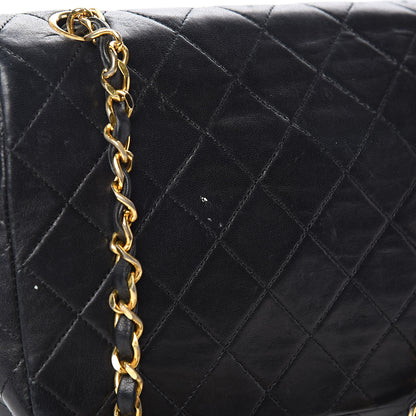 Chanel Lambskin Quilted Small Single Flap Black 13 of 14
