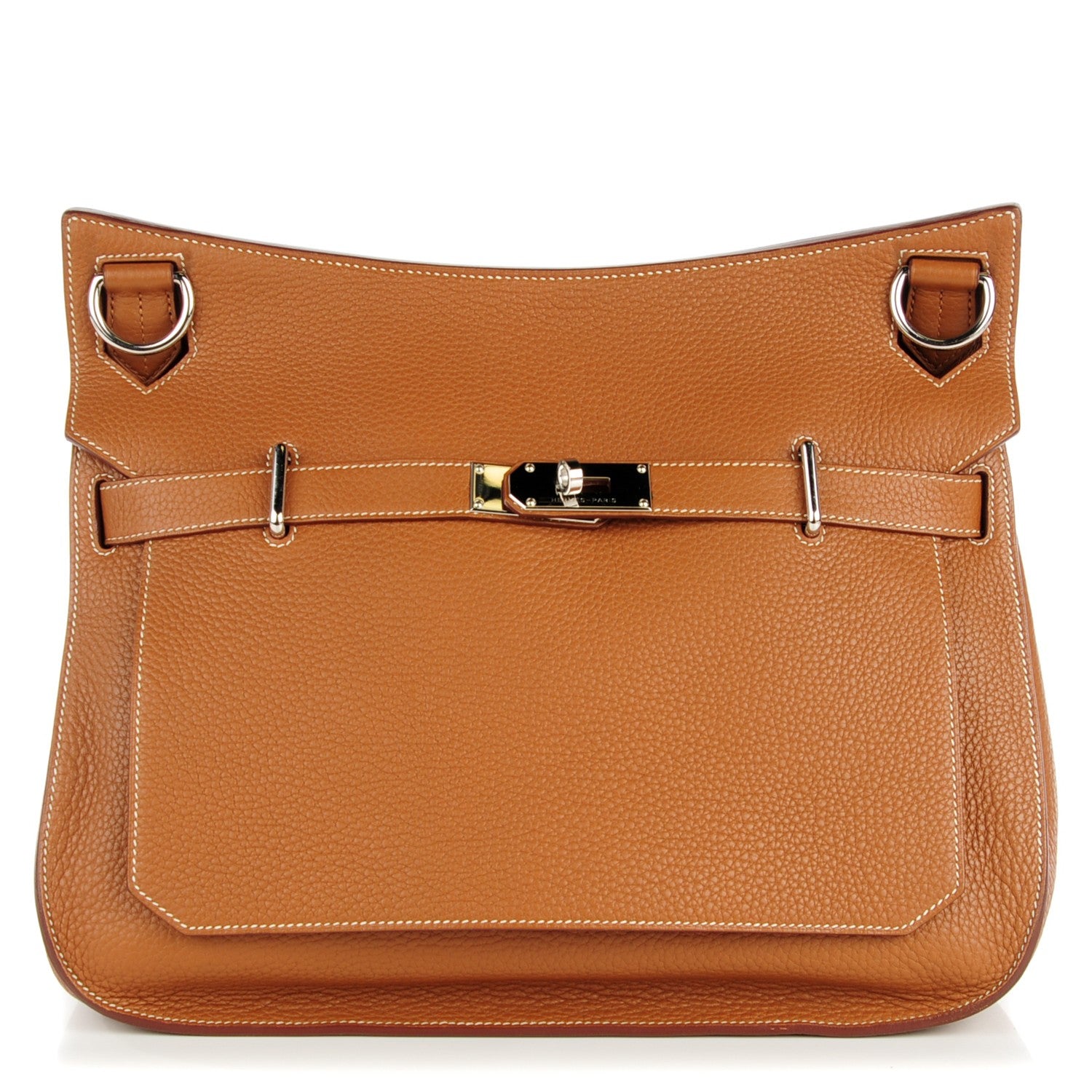 Hermes Taurillon Clemence Jypsiere 37 Gold 1 of 19
