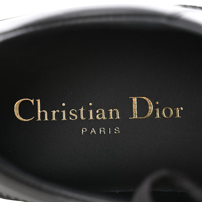 Christian Dior Calfskin Suede Logo Sneakers 36.5 Black 8 of 10