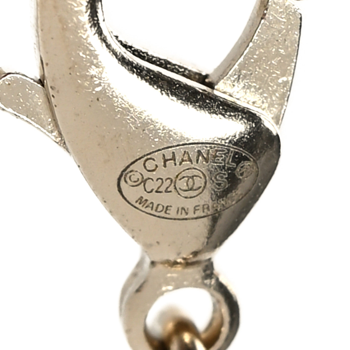 Chanel Pearl Crystal CC Star Choker Necklace Gold 4 of 5