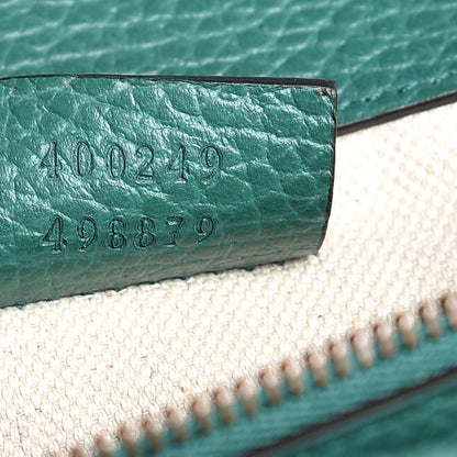 Gucci Pebbled Calfskin Small Dionysus Shoulder Bag Emerald 8 of 10