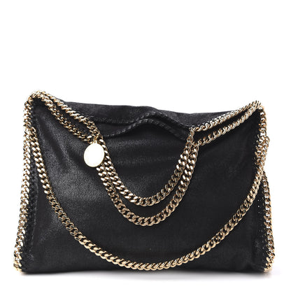 Stella McCartney Shaggy Deer Falabella Fold Over Tote Black 1 of 10