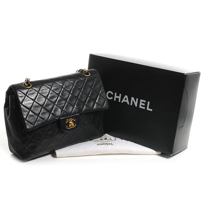 Chanel Lambskin Medium Double Flap Black 5 of 9