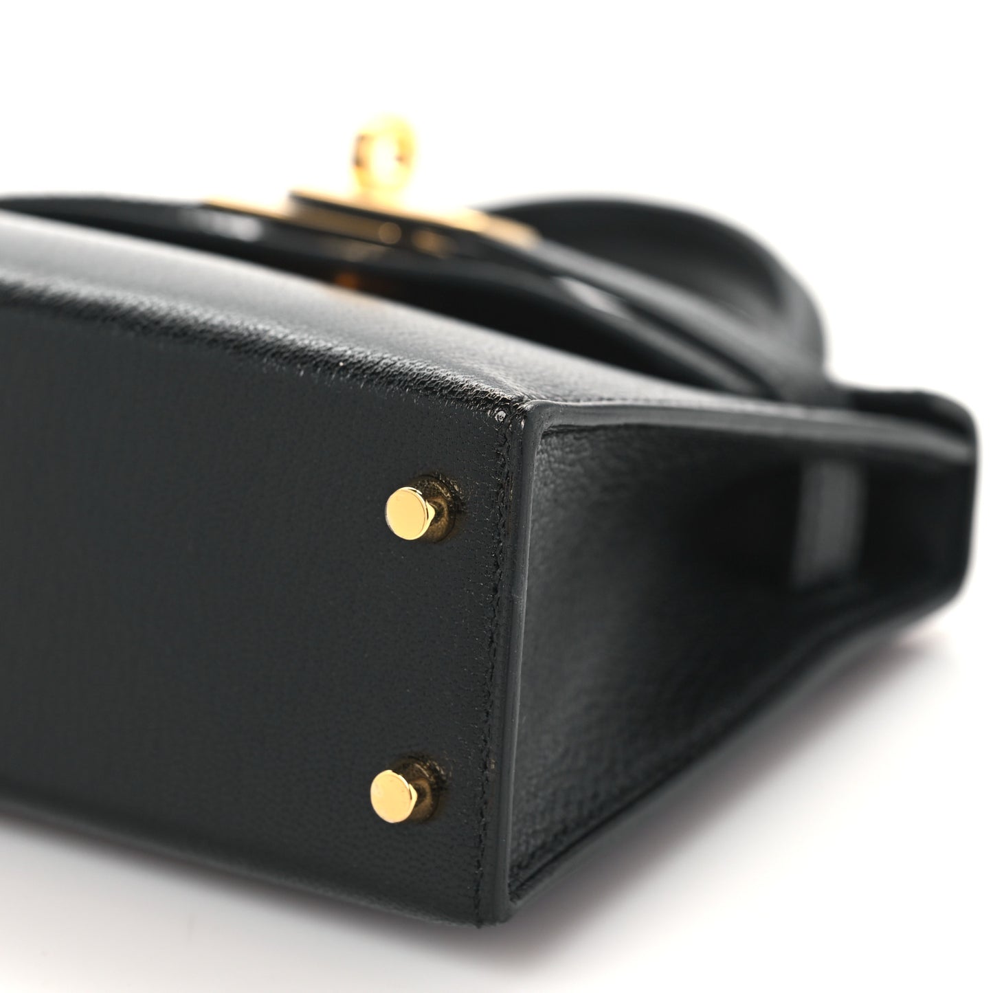 Chevre Chamkila Mini Kelly Sellier 20 Black