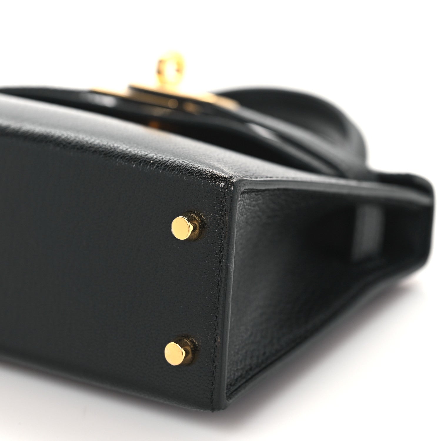 Hermes Chevre Chamkila Mini Kelly Sellier 20 Black 10 of 11