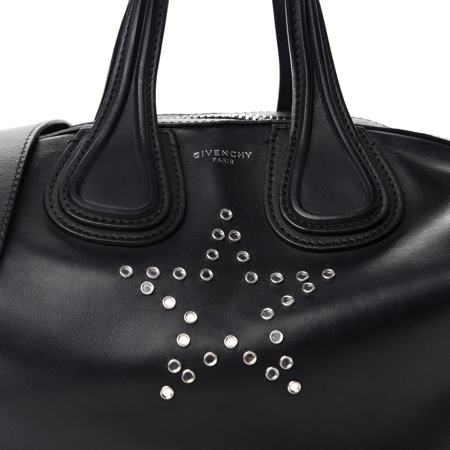 Givenchy Calfskin Star Embellished Small Nightingale Black 13 of 13