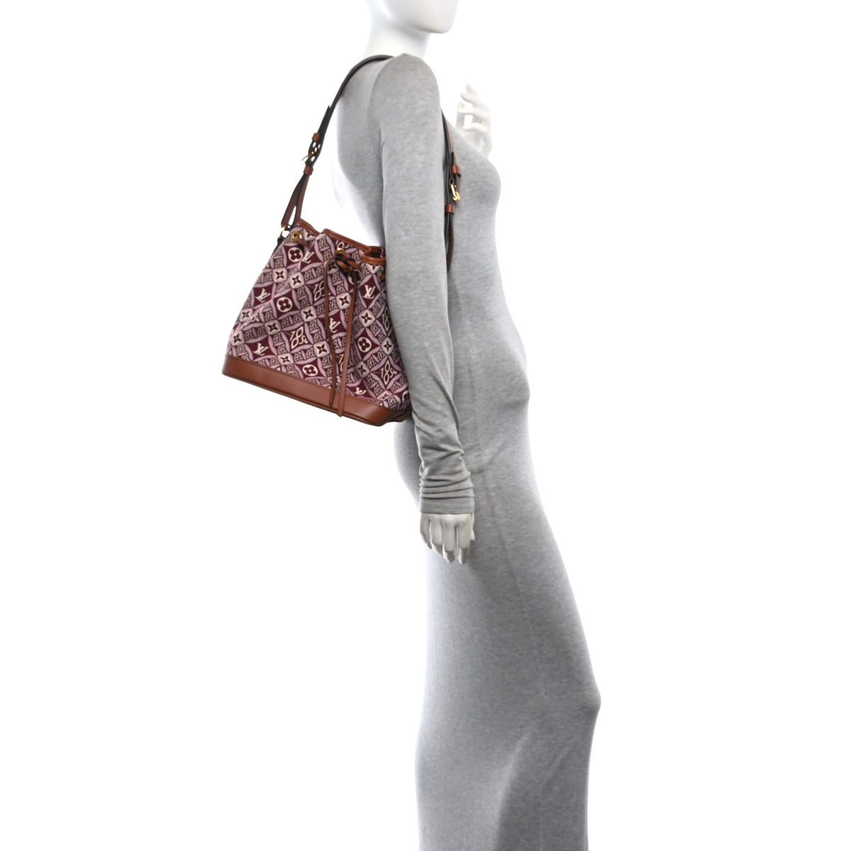 Louis Vuitton Jacquard Since 1854 Petit Noe Bordeaux 2 of 9