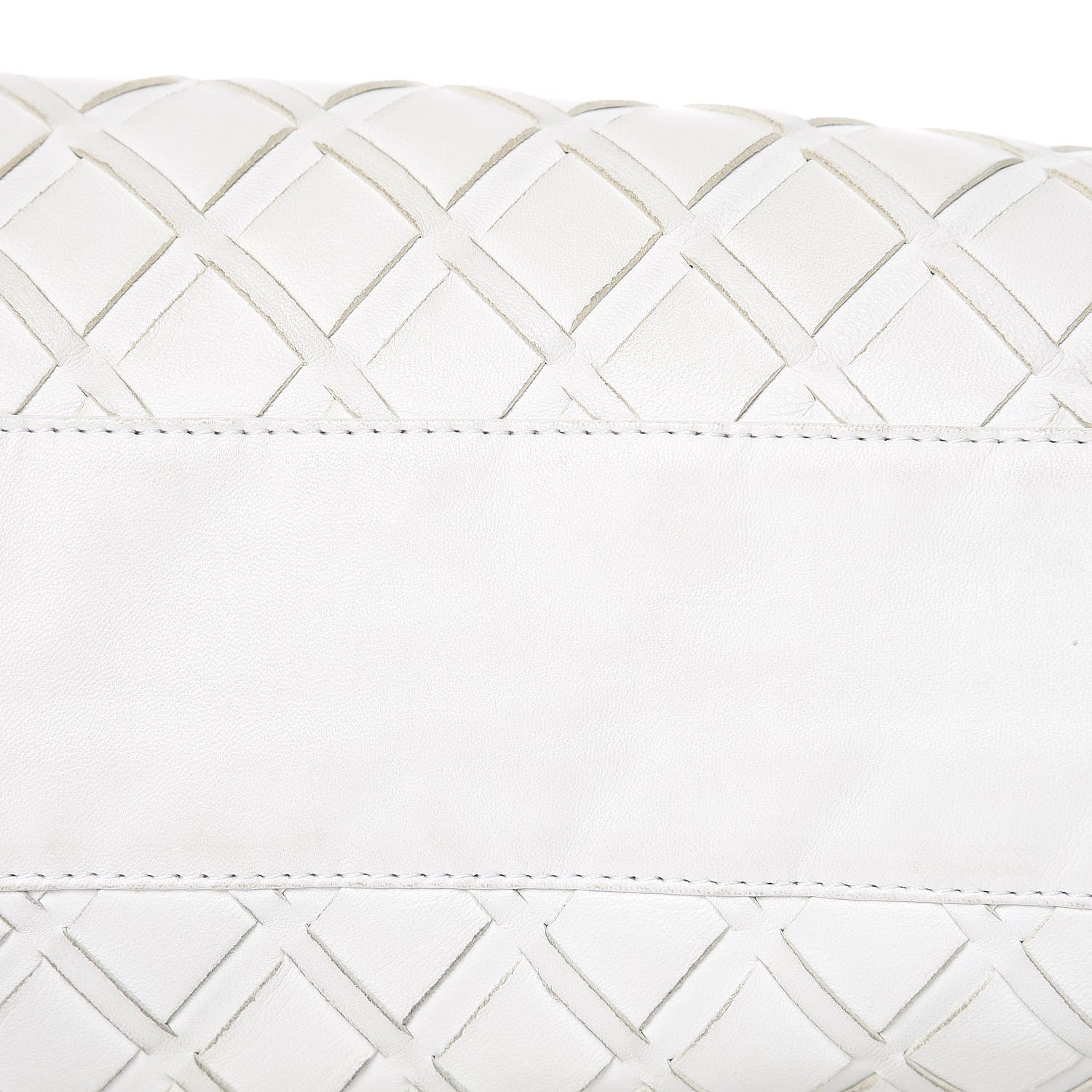 Chanel Lambskin Woven Medium Ultimate Soft Sombrero Hobo White 14 of 20