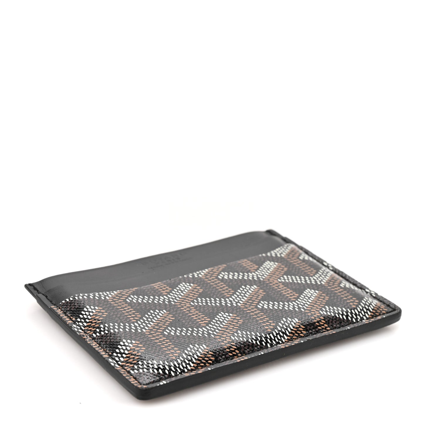 Goyardine Saint Sulpice Card Holder Black