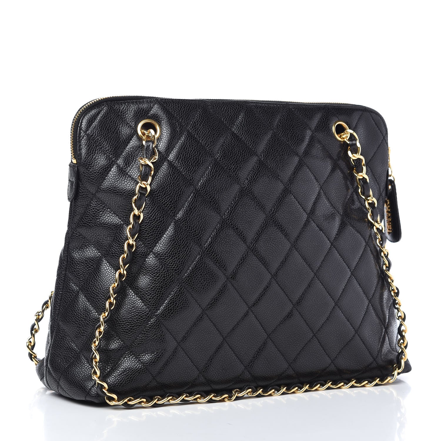Chanel Caviar Quilted Flap Shoulder Bag Black 3 of 10