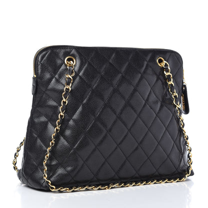 Chanel Caviar Quilted Flap Shoulder Bag Black 3 of 10