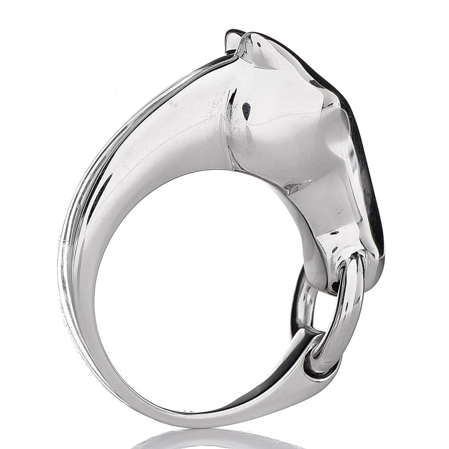Sterling Silver Small Galop Ring 56 7.75