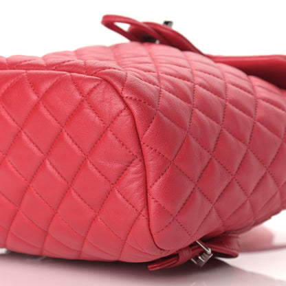 Chanel Lambskin Quilted Small Urban Spirit Backpack Red 9 of 16