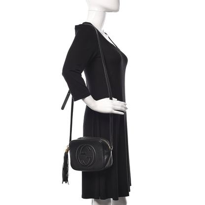 Gucci Pebbled Calfskin Small Soho Disco Bag Black 2 of 13
