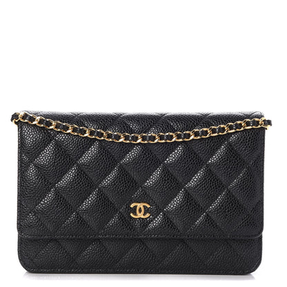 Chanel Caviar Quilted Wallet On Chain WOC Black 1 of 11