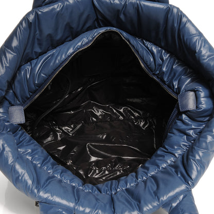 Chanel Nylon Coco Cocoon Medium Reversible Tote Blue Black 5 of 7