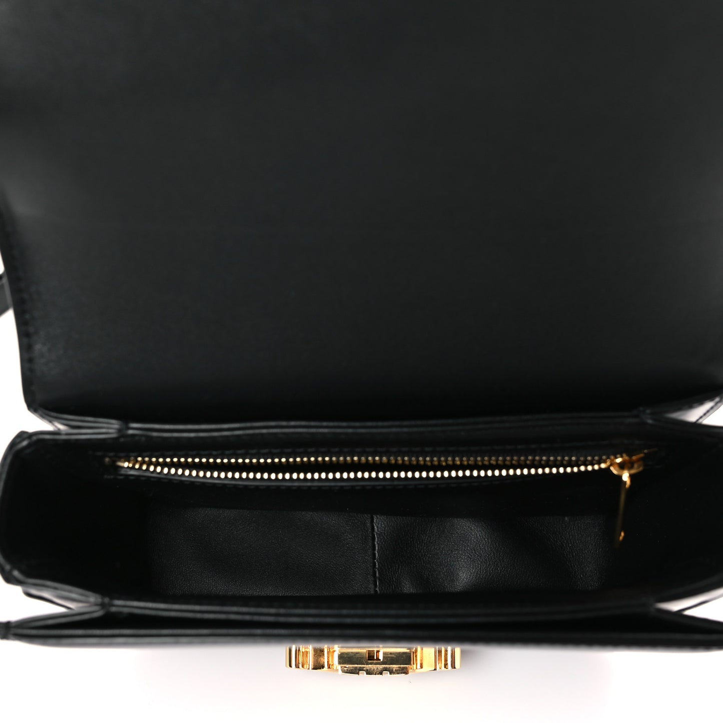 Shiny Calfskin Teen Triomphe Black