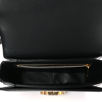 Celine Shiny Calfskin Teen Triomphe Black 5 of 10