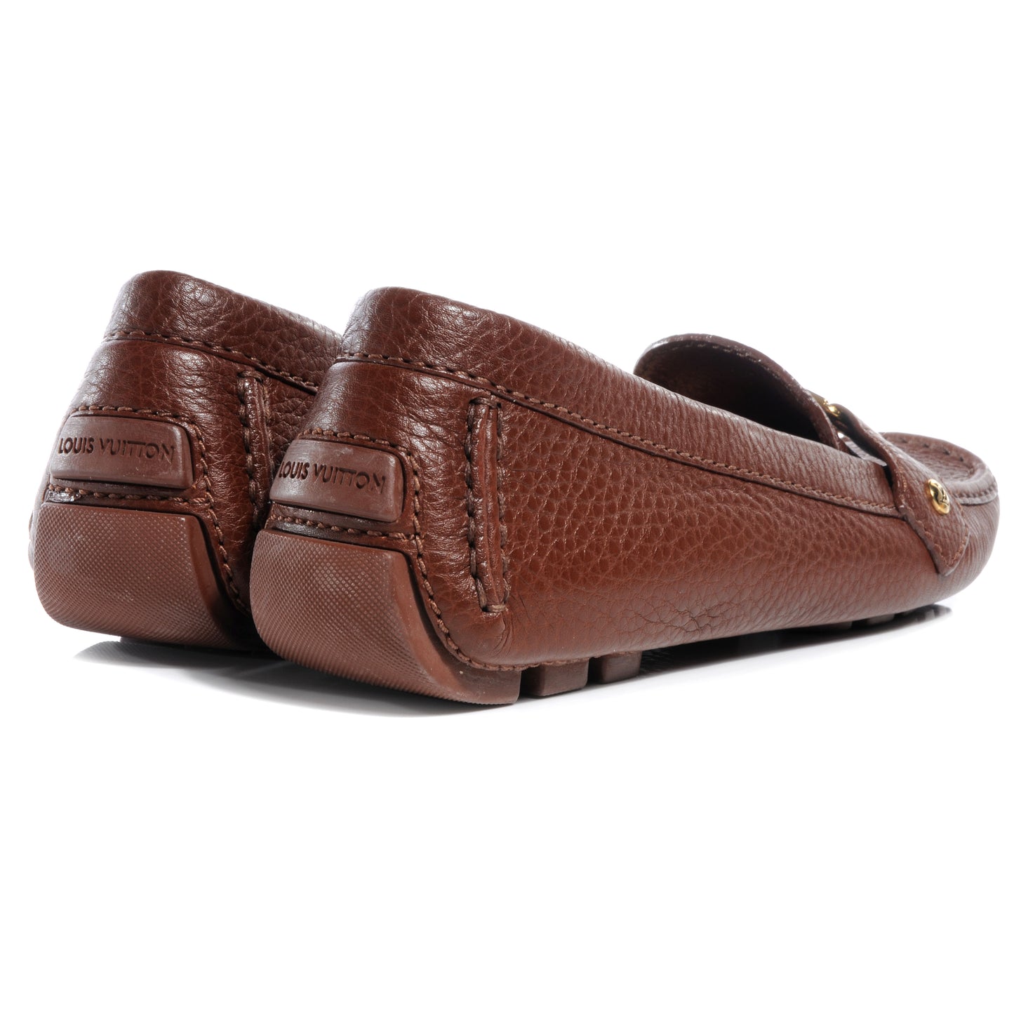 Grained Leather Hockenheim Loafers 39 Brown