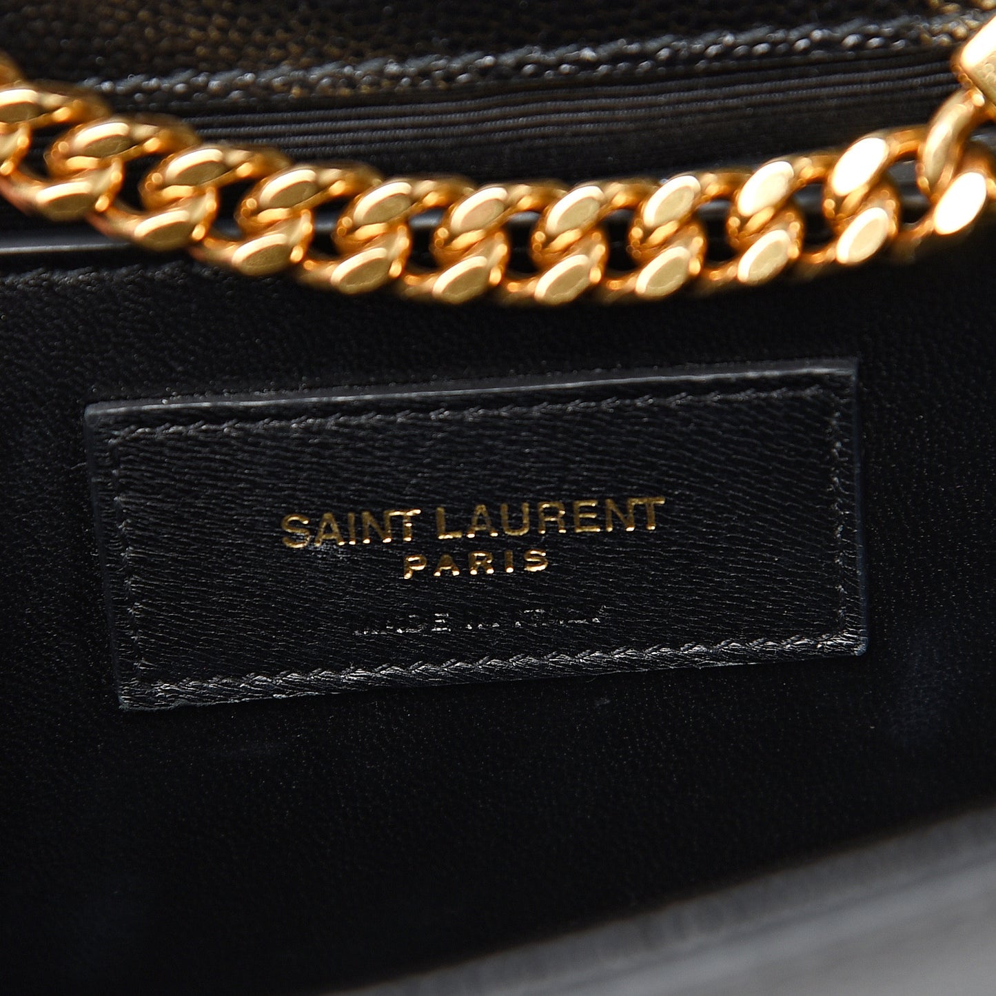 Grain De Poudre Small Monogram Kate Satchel Black