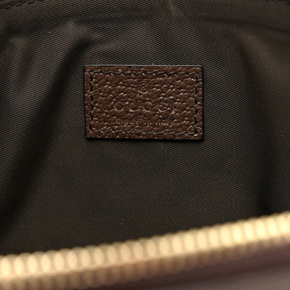 Gucci GG Supreme Monogram Textured Calfskin Web Large Ophidia Cosmetic Case Beige Ebony New Acero 6 of 7