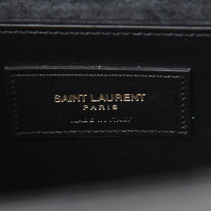 Saint Laurent Calfskin Small Classic Monogram Kate Tassel Satchel Black 6 of 11