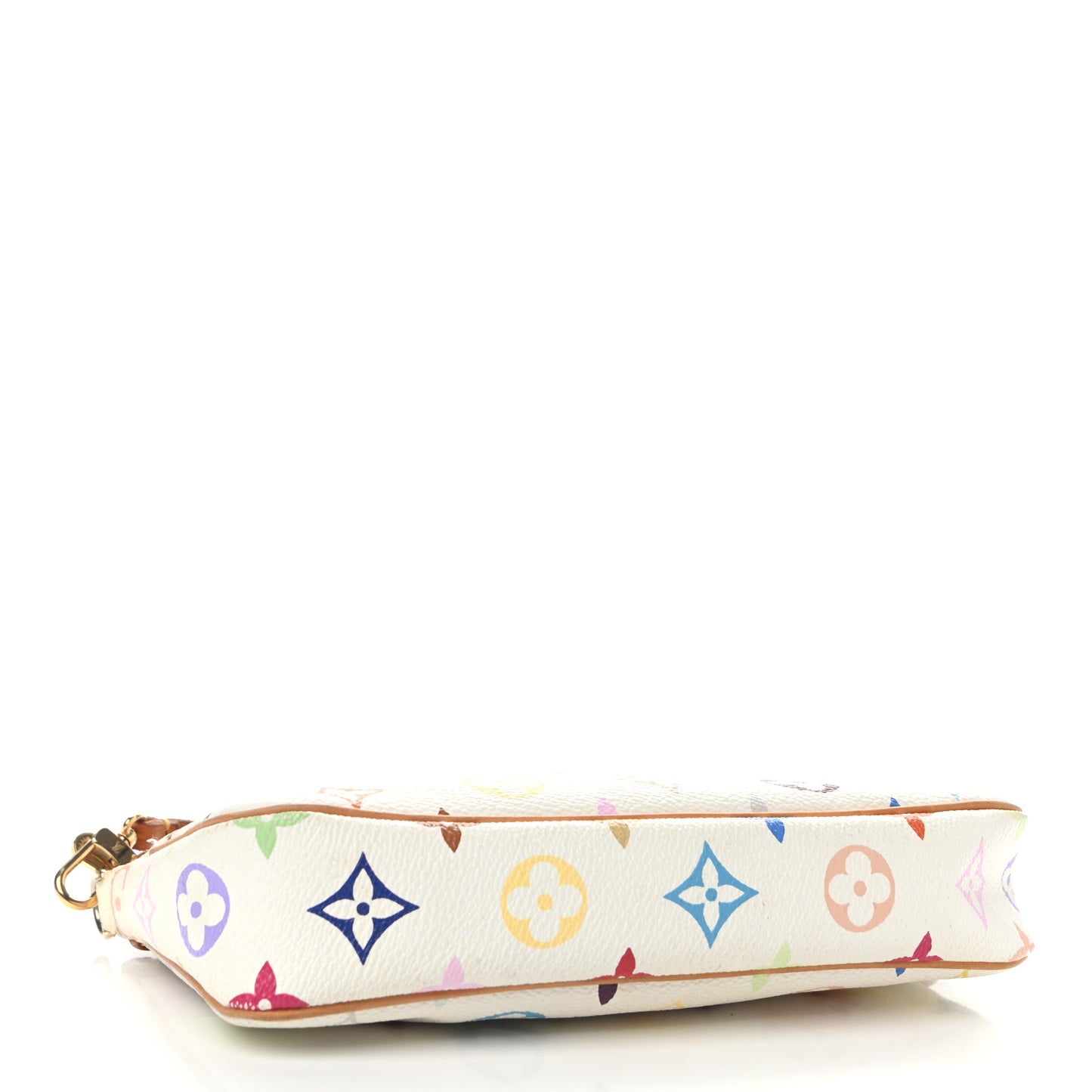 Monogram Multicolor Pochette Accessories White